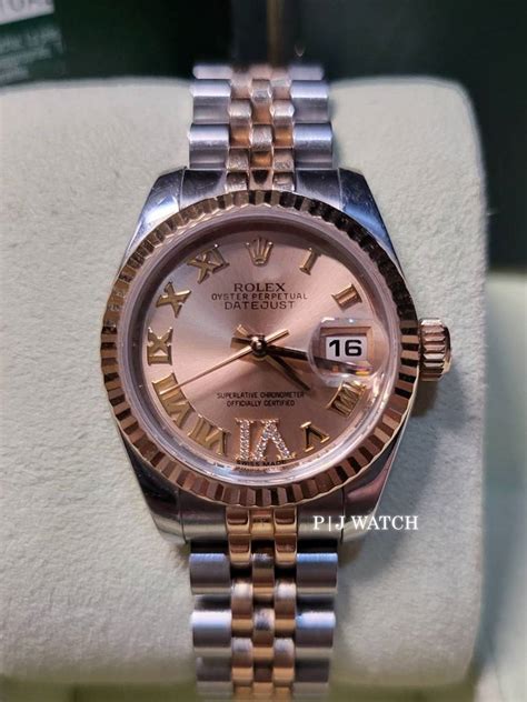 rolex lady pink gold ราคา